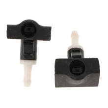 2X Auto Car Windshield Washer Sprayer Nozzle Black For   Maxima 09-15 2024 - buy cheap