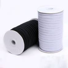 Elastic Band Masks White Black 3mm 5mm 6mm 8mm 10mm 12mm High Elastic Flat Rubber Band Waist Band Sewing Stretch Rope DIY Mask 2024 - buy cheap