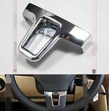 Хромированная вставка на руль для VW PASSAT B7 2012 2013 TIGUAN TOURAN, инструмент для отделки 2024 - купить недорого