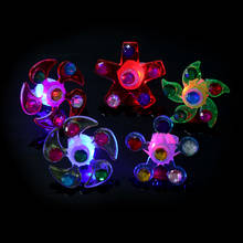 1Pc Fidget Spinner Lighter Flow Rings Funny Led Light Up Tiny Toy Fidget Spinner Stress Relief Gift Gyroscop Toy Spiner 2024 - buy cheap