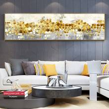 Famous Abstract Oil Painting on Canvas Posters and Prints Wall Art Golden Money Beach Pictures for Living Room Decor 2024 - buy cheap