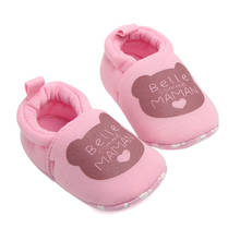Zapatos de bebé para primeros pasos, zapatillas planas de punta redonda, suaves, de suela suave, cálidos, para recién nacidos 2024 - compra barato