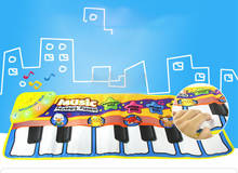 Grande tapete musical do bebê teclado playmat música jogar esteira piano aprendizagem precoce brinquedos educativos para crianças crianças quebra-cabeça presentes 2024 - compre barato