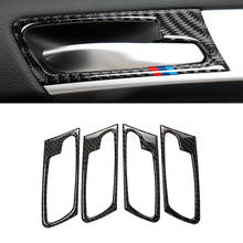Manija de puerta de fibra de carbono, embellecedor protector para BMW X5 X6 E70 E71 2009 2010 2011 2012 2013 4 piezas 2024 - compra barato