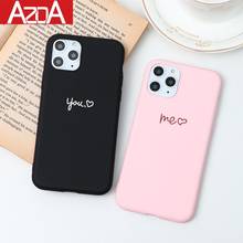 Lover Heart Print Matte Soft TPU Fundas Phone Case For iPhone 11 Pro Max 6 6S 7 8 Plus 5 5S SE XS Max XR X Case Back Cover Coque 2024 - buy cheap