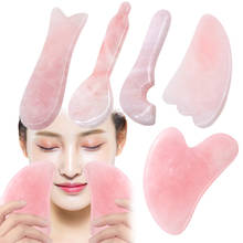 Gua Sha-masajeador Facial para el cuidado de la piel, aparato de raspado de jade, terapia anticelulitis, para perder peso 2024 - compra barato