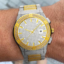 Two Tone Gold Luxury Brand Men Analog Bell Steel Sports Watches Men's Army Military Watch Man Quartz Clock Relogio Masculino 2024 - buy cheap