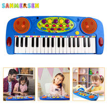 Kids Mini Music Electronic with Microphone Piano Toy  Musical Instrument Developmental Learning Educational  Piano Keyboard Toy 2024 - buy cheap
