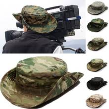 Gorra táctica de camuflaje para hombre, sombrero militar Boonie, gorras del Ejército de EE. UU., deportes al aire libre, gorra de cubo para el sol, pesca, senderismo, caza, 60CM 2024 - compra barato