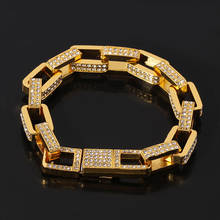 Mens Bracelet Chain Polished Copper Gold Chains Bracelet For Men Women Cuban Link Bracelet&Bangle Jewelry Gifts 2024 - buy cheap