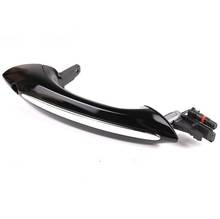 Black car Exterior Comfort Access door handle for BMW 5 7 series F01 F02 F06 F10 520d 520i 525d 528i 530d 530i 2024 - buy cheap