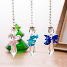 Crystal Angel Suncatcher Chandelier Prisms Pendant Hanging Wind Chime Home Wedding Decoration Figurine Christmas Decor Ornaments 2024 - buy cheap