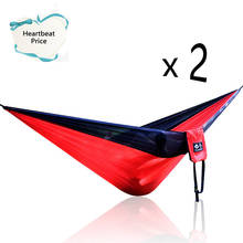 Camping Hammock Large Double Size 300 x 200 MM 2 Sets 2024 - buy cheap