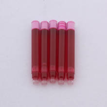 20 pces vermelho rosa caneta tinta recarga conversor bomba 2.6mm cartuchos caneta recarga 2024 - compre barato