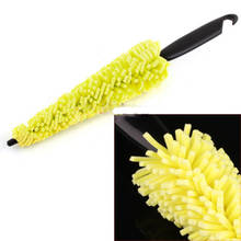 1 pc Car Wheel Wash Brush Plastic Handle Yellow Sponge Wheel Tire Rim Brush Washing Brush Auto Scrub Brush Car Wash Tools 2024 - buy cheap