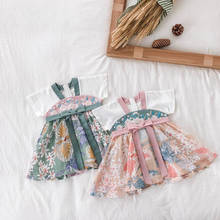 Hanfu-vestido de verano para niña, ropa interior de estilo chino, traje antiguo para bebé, vestido Tang mejorado 2024 - compra barato