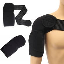 Suporte de ombro elástico ajustável, cinta de basquete, braço, manga para homens, segurança, esportes, protetor de postura, protetor traseiro, 7 2024 - compre barato