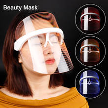 3 Colors LED Photon Light Herapy Face Mask Anti-Aging Acne Wrinkle Removal Skin Tighten Photonic Beauty Care Tools Home Travel 2024 - buy cheap