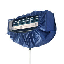 Cubierta de aire acondicionado montada en la pared, limpiador de aire acondicionado, protector contra el polvo, herramienta de limpieza con cinturón de ajuste 2024 - compra barato