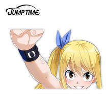 Jump Time Fairy Tail Lucy Heartfilia 60 7.6  Big Head Anime Peeker Vinyl Decal Waifu Kawaii Girl Car Stickers 2024 - buy cheap