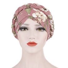 2020 богемный принт мусульманский тюрбан шарф для женщин мусульманский Внутренний шапочки под хиджаб арабский платок шарфы femme musulman turbante mujer 2024 - купить недорого