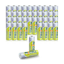 Pkcell-40 pilhas recarregáveis ni-mh, kit com 40 peças de baterias aa, 2600mah, 1.2v, 2a 2024 - compre barato