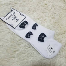 Quente e confortável algodão menina de fibra de bambu meias das mulheres tornozelo baixo femininas invisível cor menino menina hosier 1 par = 2pcs XWS662 2024 - compre barato