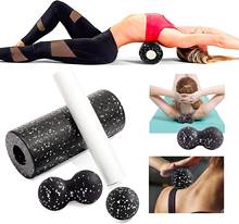 Two in One High Density Foam Roller Fitness Ball Set Yoga Roller for Deep Tissue Massage Myofascial Release Tool 2024 - buy cheap