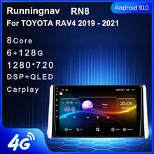 4G LTE Android 10.1/9/8.1 Fit TOYOTA RAV4 2019 2020 2021 Multimedia Stereo Car DVD Player Navigation GPS Radio 2024 - buy cheap