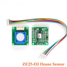 ZE25-O3 o3 sensor de gás do módulo do sensor do ozônio que detecta o ozônio o3 uart/onda análoga da tensão/pwm 3.7-5.5v 2024 - compre barato