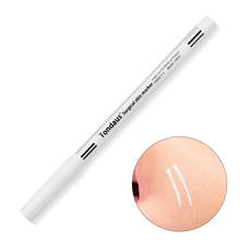 10pcs White Surgical Eyebrow Tattoo Skin Marker Pen Tools Microblading Positioning Accessories Tatoo Marker Pen with Measuring R 2024 - buy cheap