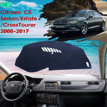 for Citroen C5 2008-2017  2009 2010 2011 2012 2013 Dashboard Mat Cover Protective Avoid Light Carpet MK Car-Accessories-Goods 2024 - buy cheap