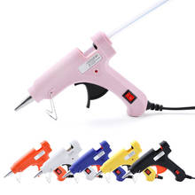 Hot Melt Glue Gun 7*100MM Sticks Mini Hot Melt Glue Gun 20W DIY Power tool Small Craft Projects and Quick Repairs For Kits 2024 - buy cheap