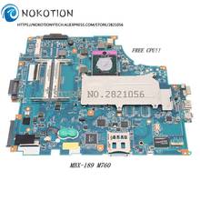 Nokotion-placa base A1553548A para ordenador portátil SONY Vaio VGN-FW, MBX-189 M760, 1P-0084100-8011, intel HD, GMA, IDE, CD-ROM, DDR2 2024 - compra barato