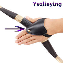 Hunting Shooting Protective Glove Archery Arrow Bow Leather Protective Finger Protector Guard Accessories 2024 - buy cheap