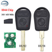 3 botão Inteligente Fob Chave de Controle Remoto 315MHZ/433MHZ ID44 Chip PCF7935 para BMW 3 5 7 X5 X3 Z4 E38 E39 E46 HU58 HU92 Lâmina 2024 - compre barato