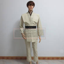 Obi-wan kenjedi mestre túnica cos, obi-wan festa natal halloween roupa fantasia cosplay personalizado qualquer tamanho 2024 - compre barato