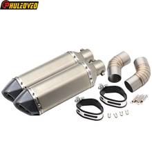 Motorcycle Exhaust Muffler System Dual Pipe Link Pipe for Ducati 696 08-14 for Ducati 796/795 10-14 Escape Moto Left Right Side 2024 - buy cheap
