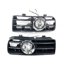 Luz antiniebla de parachoques delantero izquierdo y derecho para coche VW Golf MK4, lámpara con parrilla, 1998, 1999, 2000, 2001, 2002, 2003, 2004, 2 uds. 2024 - compra barato
