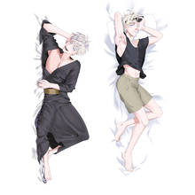 Anime Jujutsu Kaisen Gojo Satoru Dakimakura Hugging Body Pillow Case HD Printed Otaku Male Pillow Cover Home Bedding 2024 - buy cheap