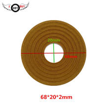 Acessórios de reparo para home theater, 2 segundos, almofadas de mola, subwoofer, alto-falante, shrapnel, 68mm, 20mm, core, diy