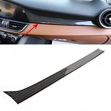 Hot Sell Brand New Carbon Fiber Dashboard Strip Trim Car Interior Decoration Fits for Alfa Romeo Giulia 2017 2018 2019 Car New 2024 - buy cheap