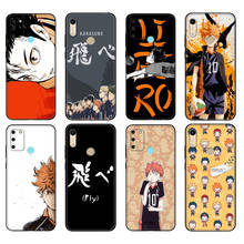 Funda de tpu negra para Huawei Honor 8a 8s Prime 9 Lite honor 9A 9C 9X Premium 9x Pro 9S, funda Haikyuu Hinata attacks, Anime Bling 2024 - compra barato