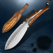 Рукоятка из дамасской стали, наружный прямой нож, ножи, охотничий нож, нож для выживания с фиксированным лезвием, нож для кемпинга, универсальные ножи для повседневного использования 2024 - купить недорого