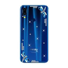 Capa para celular com diamante, faça você mesmo, capinha para meizu note 8 9 x8 m8 lite 16 plus 17 c9 pro 15 lite m6t 16t m6s m5s 16xs m5 m6 de cristal claro 2024 - compre barato