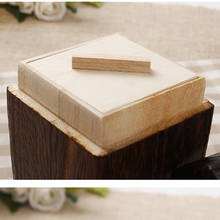 Natural Wooden Tea Box, Coffee and Sugar Canisters Tea Caddy Storage Container Box 2024 - купить недорого