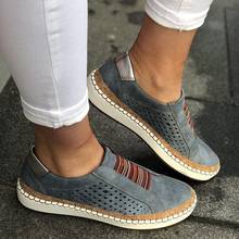 Women Loafers Shoes 2021 Spring Hollow Out Flat Shoes Slip On Casual Shoes Fashion Feamle Footwear Women's Vulcanized Shoes 2024 - buy cheap