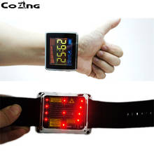 Relógio de pulso com laser para teste clínico, fda, para diabetes, rinite, colestate, tinnido, rinite 2024 - compre barato