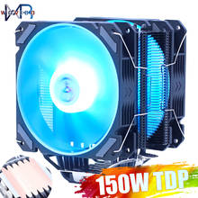 Wovibo CPU Cooler Fan Computer PWM 4PIN 120mm RGB Cooling Ventilateur For Intel 115x 1200 1366 2011 X79 X99 AMD AM3 AM4 2024 - buy cheap