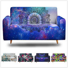 3D Galaxy Star Print Stretch Sofa Cover Elastic Bohemian Slipcovers for Living Room Couch Cover Furniture Covers 1/2/3/4 Seater 2024 - buy cheap